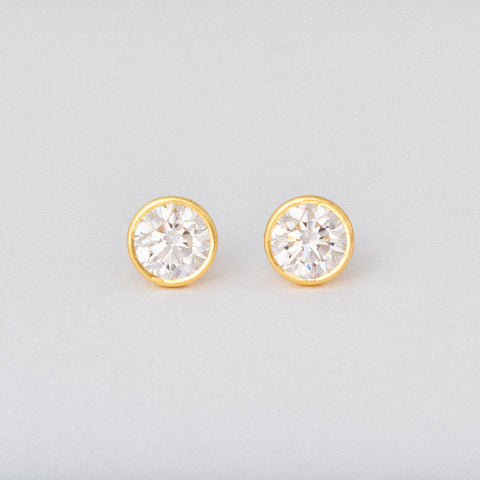Diamond Stud Earrings 1 ct