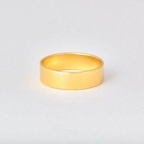 Thin Flat 5mm Wedding Band Ring