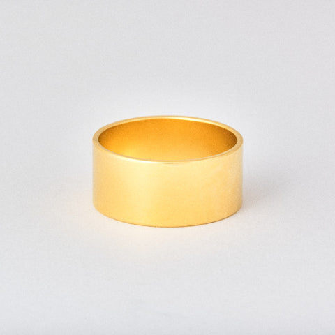 Thin Flat 8mm Wedding Band Ring