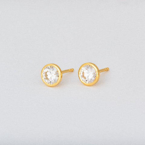 1/2 Carat Diamond Stud Earrings