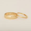 Wedding Band Set - Hand Engraving
