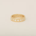 Custom Heirloom Round Diamond Flush Set Band