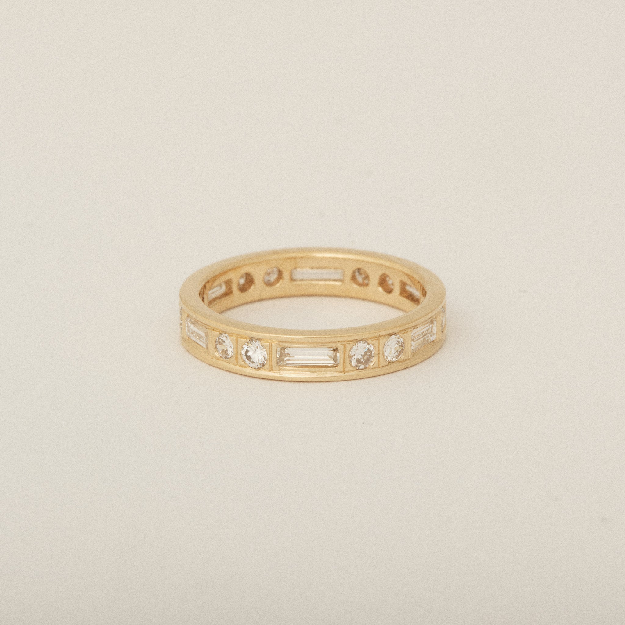 BEFORE & AFTER: Grandmother's brooch turned into four cousin diamond rings