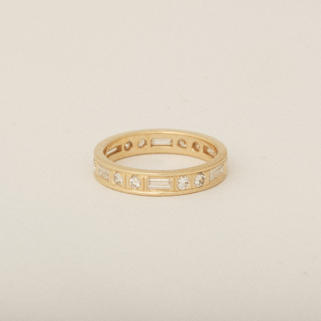 BEFORE & AFTER: Grandmother's brooch turned into four cousin diamond rings