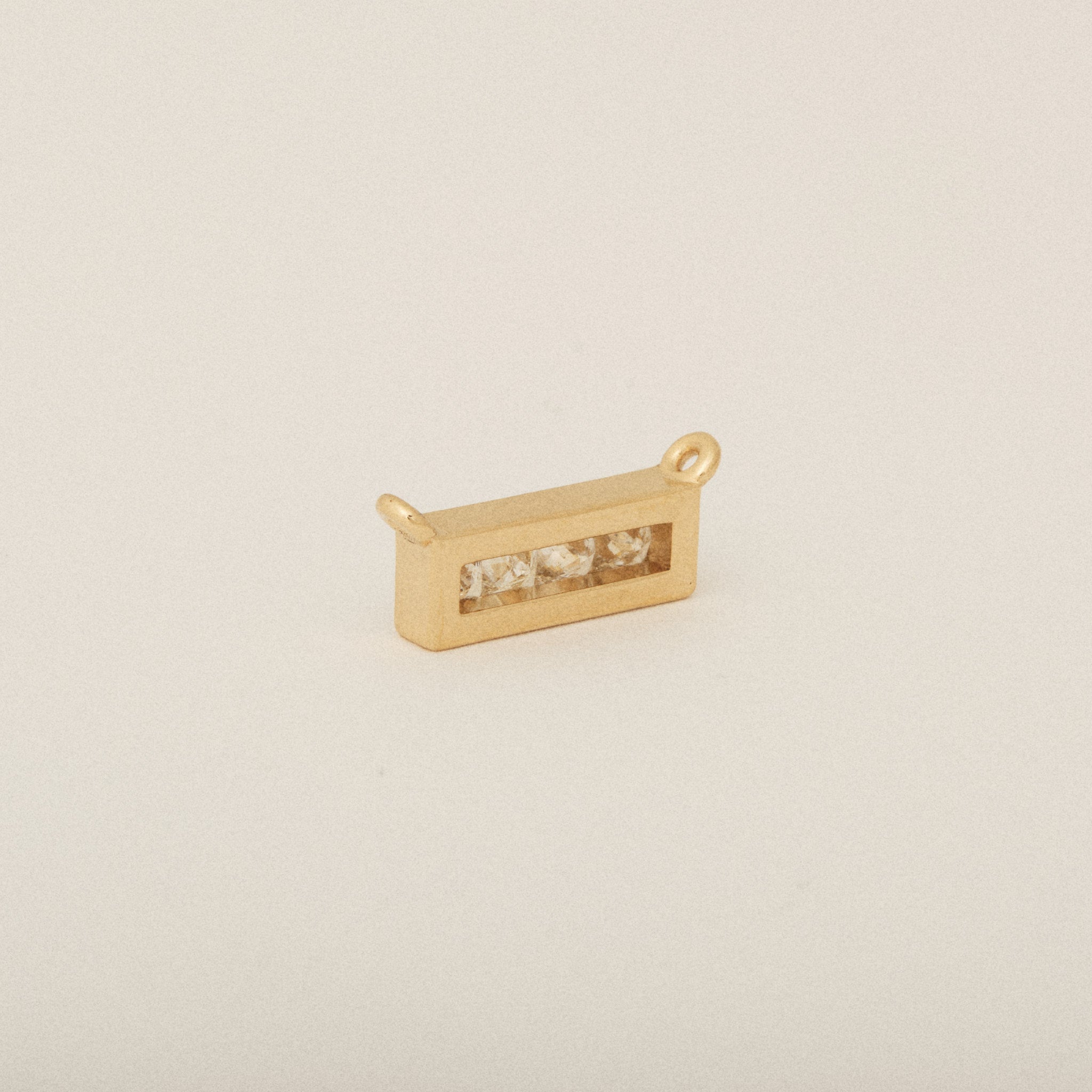Four Princess Cut Heirloom Diamond Necklace Center