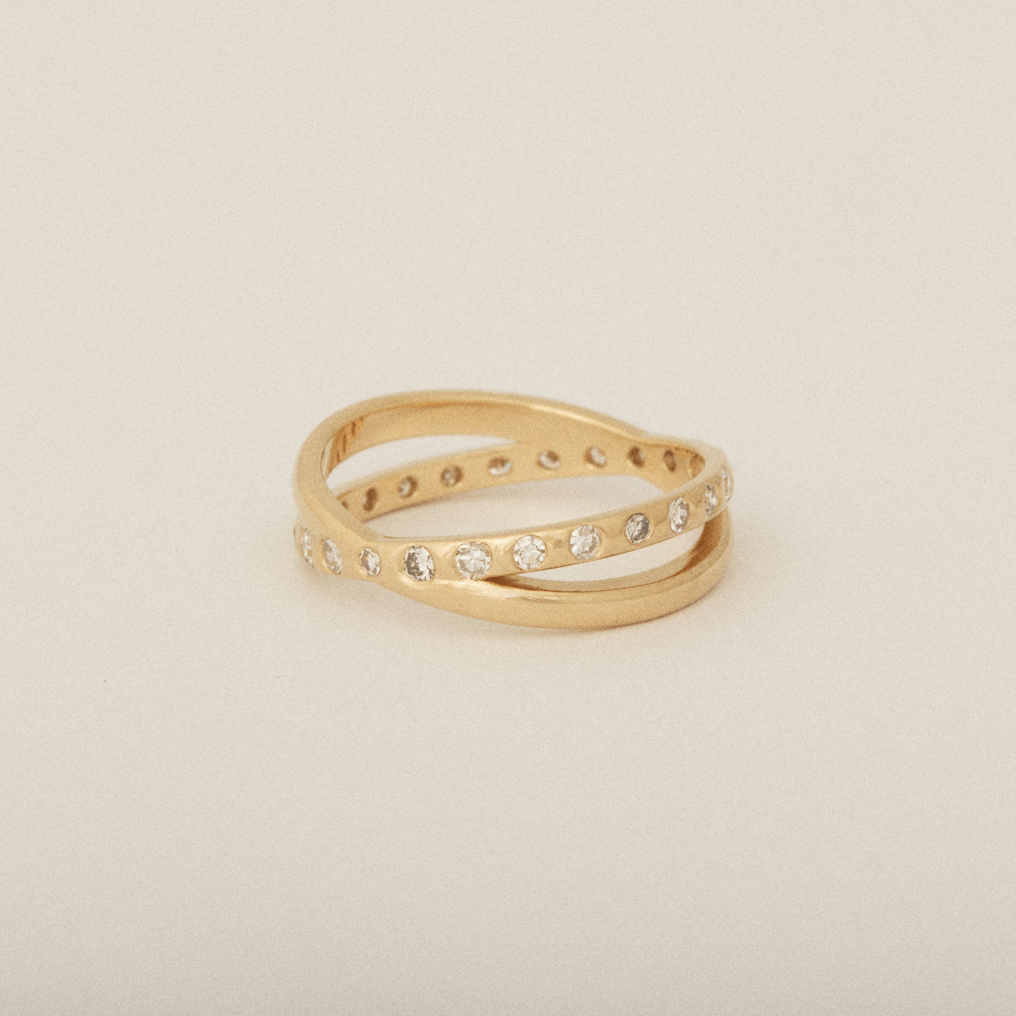 BEFORE & AFTER: Grandmother's brooch turned into four cousin diamond rings