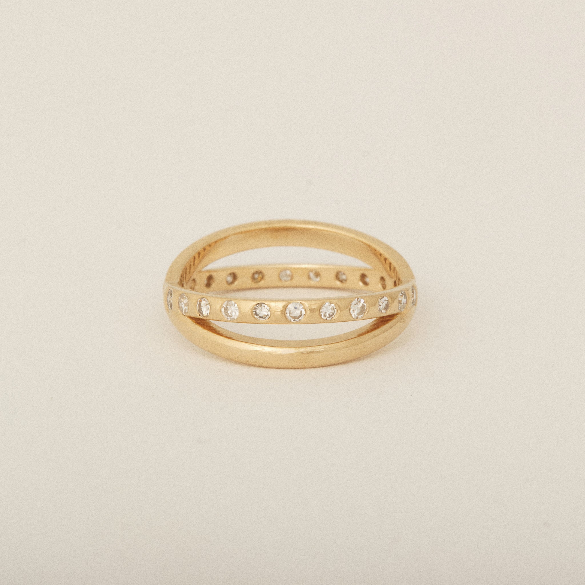 BEFORE & AFTER: Grandmother's brooch turned into four cousin diamond rings