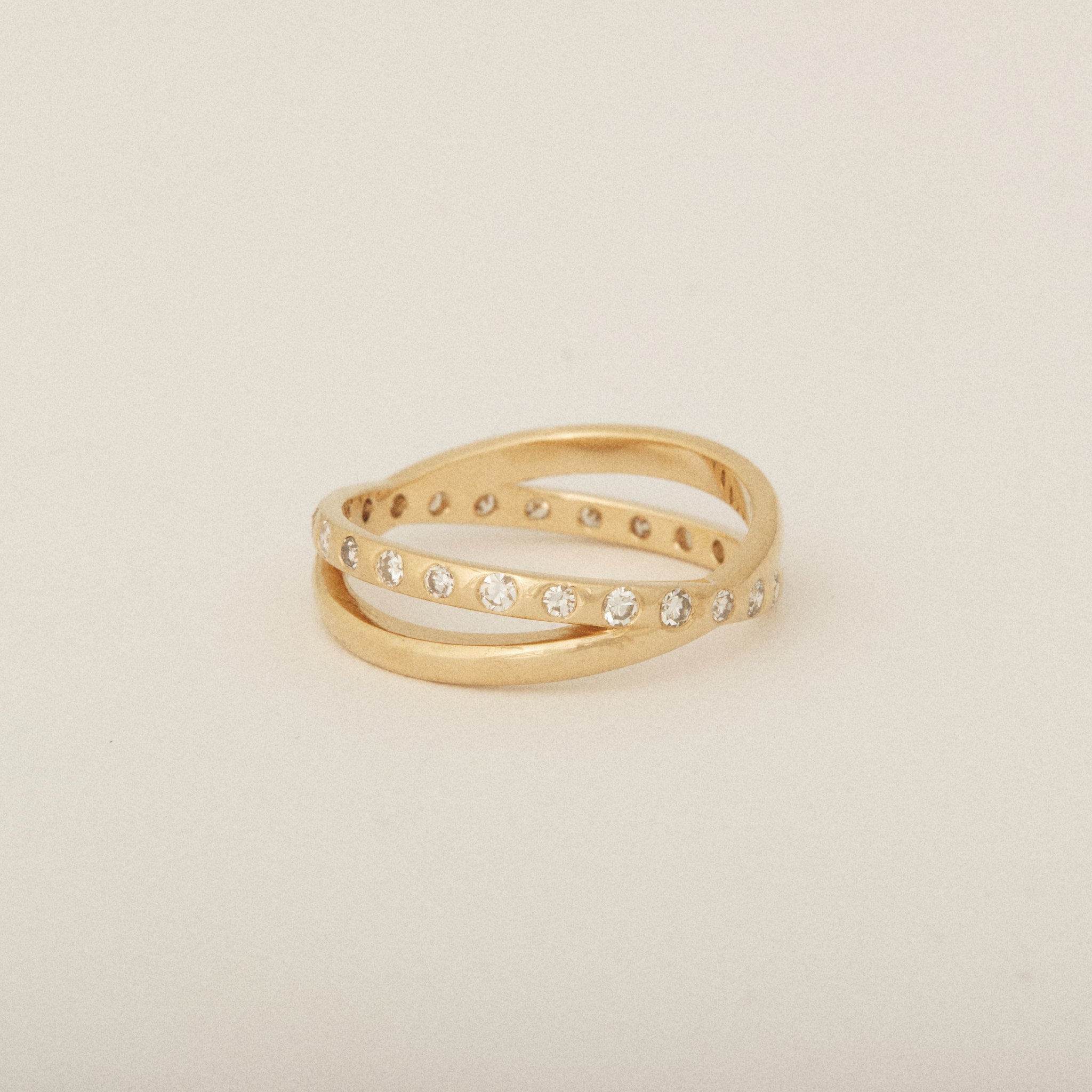 BEFORE & AFTER: Grandmother's brooch turned into four cousin diamond rings