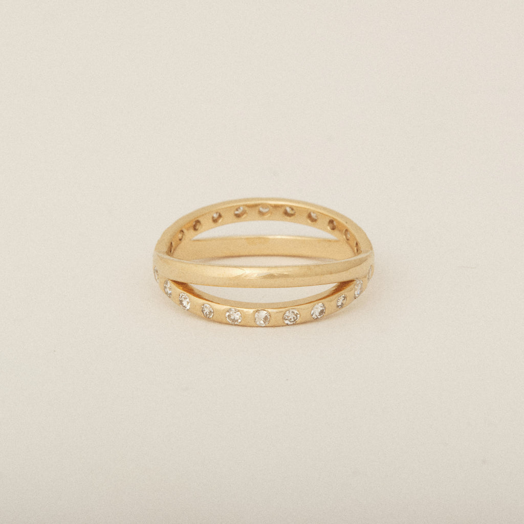 BEFORE & AFTER: Grandmother's brooch turned into four cousin diamond rings