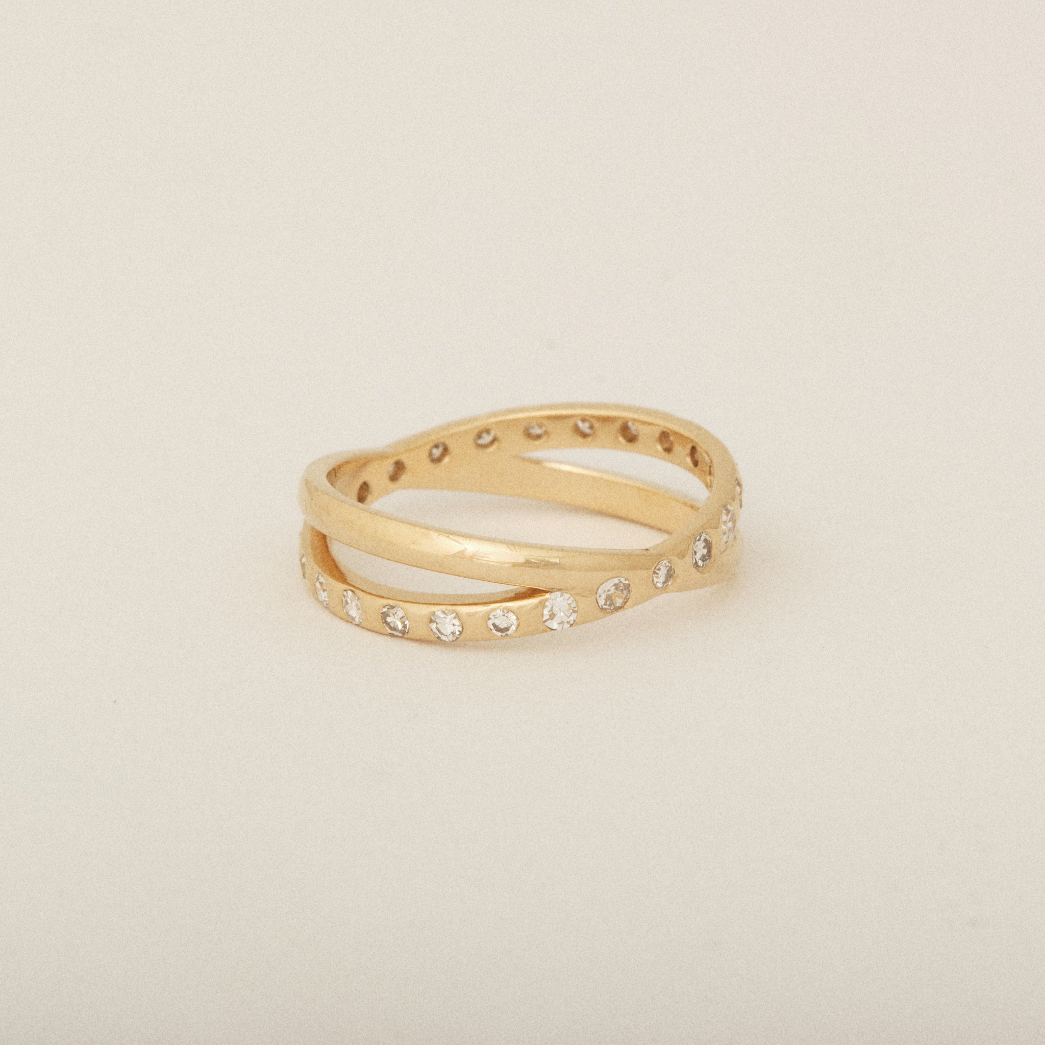 BEFORE & AFTER: Grandmother's brooch turned into four cousin diamond rings