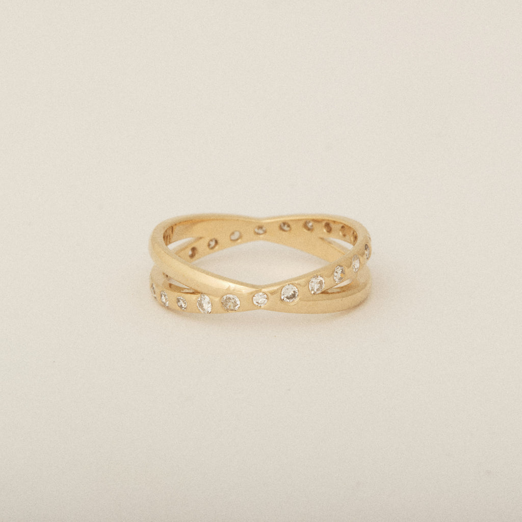 BEFORE & AFTER: Grandmother's brooch turned into four cousin diamond rings