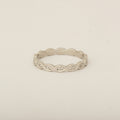 Heirloom Reset in Platinum and Diamond Pair Wedding Band