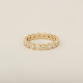 Heirloom Natural Round Diamond Bezel Set Wedding Band