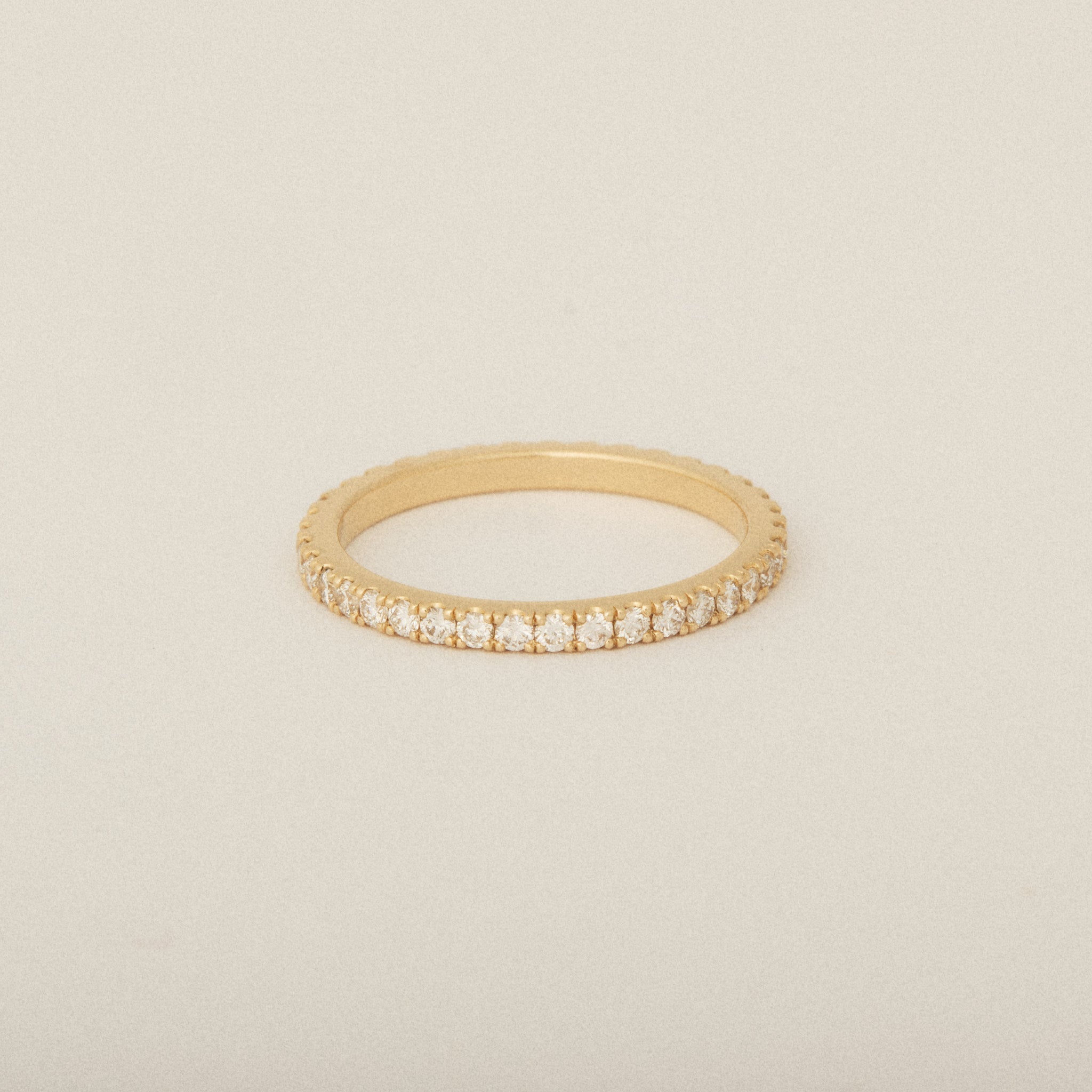 Diamond Pronged Eternity Wedding Band