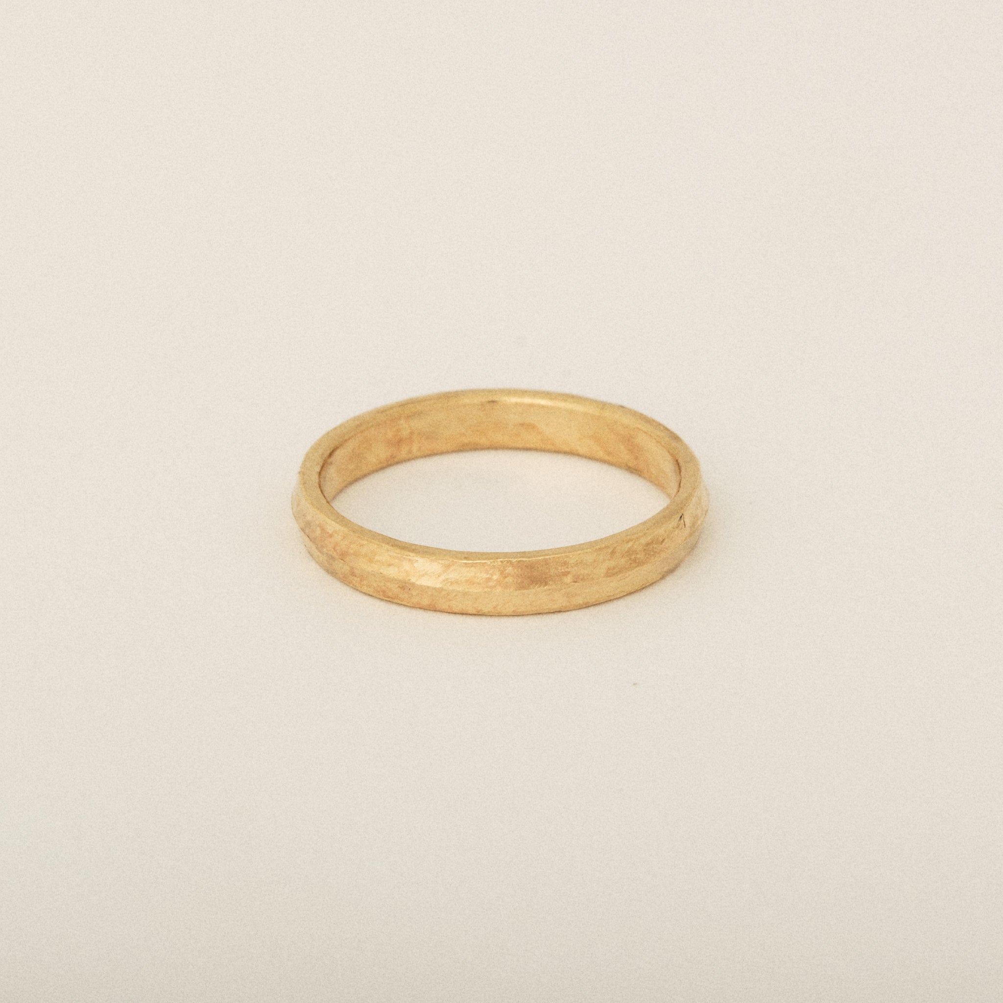 Matte Finish Subtle Knifes Edge Wedding Band