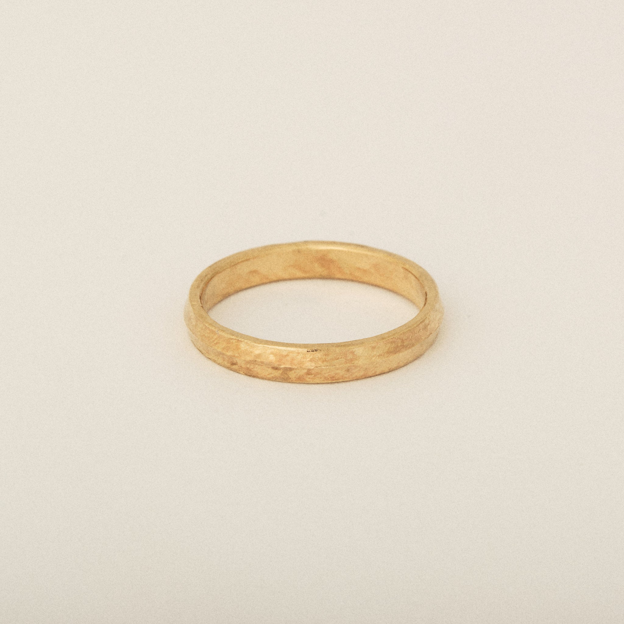Matte Finish Subtle Knifes Edge Wedding Band