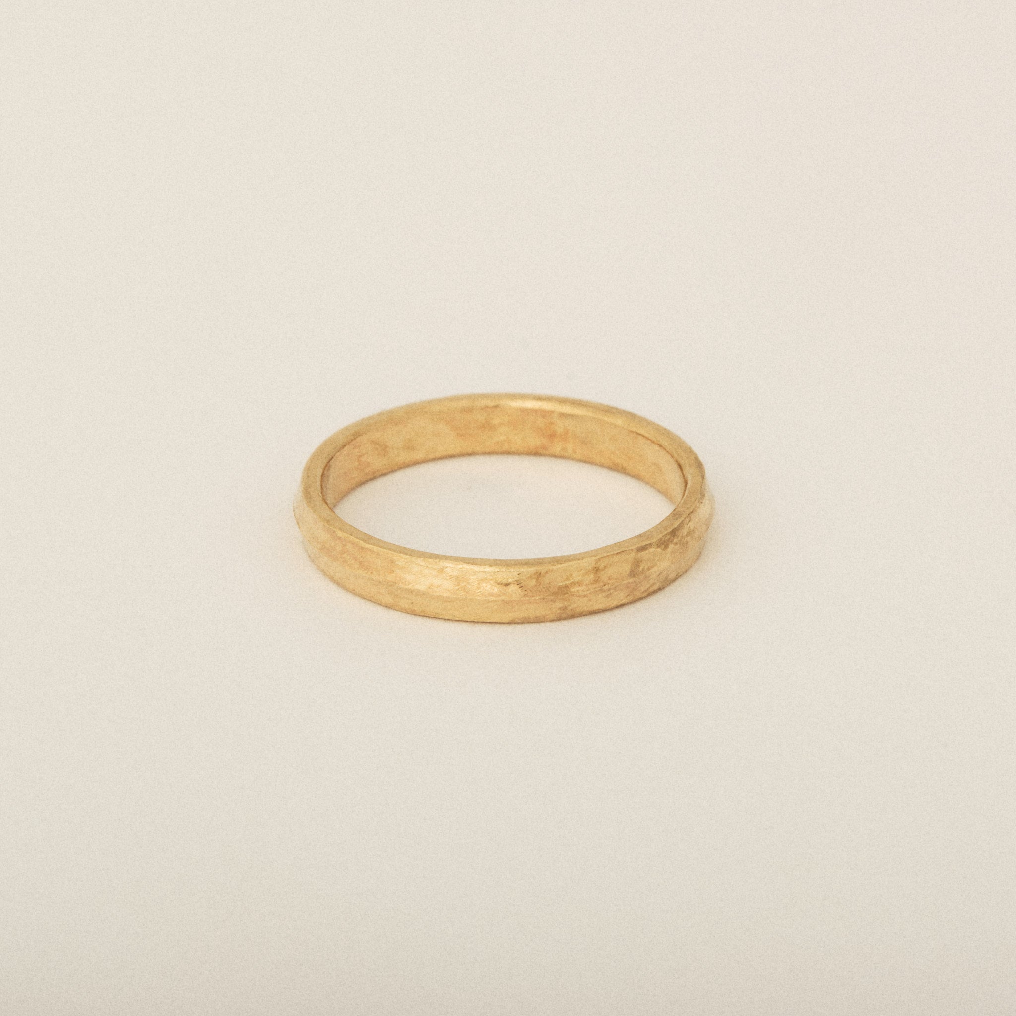 Matte Finish Subtle Knifes Edge Wedding Band